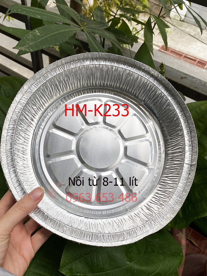 Khay giấy bạc lót nồi chiên không dầu